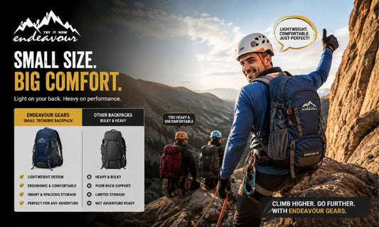 Small trekking backpacks 