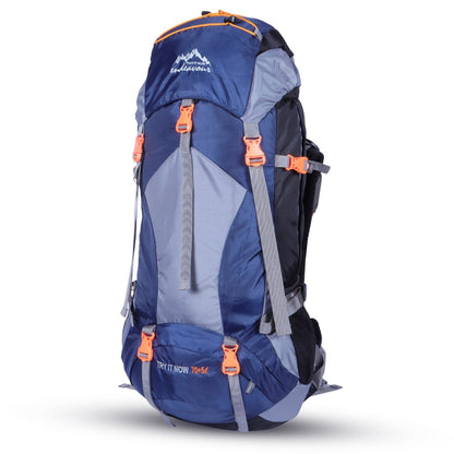 Endeavour Mount Rucksack For Hiking/Camping/Trekking with Rain Cover/Shoe & Laptop Compartment - 75 Ltr