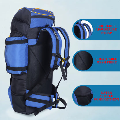 Endeavour Saser Rucksack For Hiking/Camping/Trekking with Rain Cover/Shoe Compartment - 75 Ltr