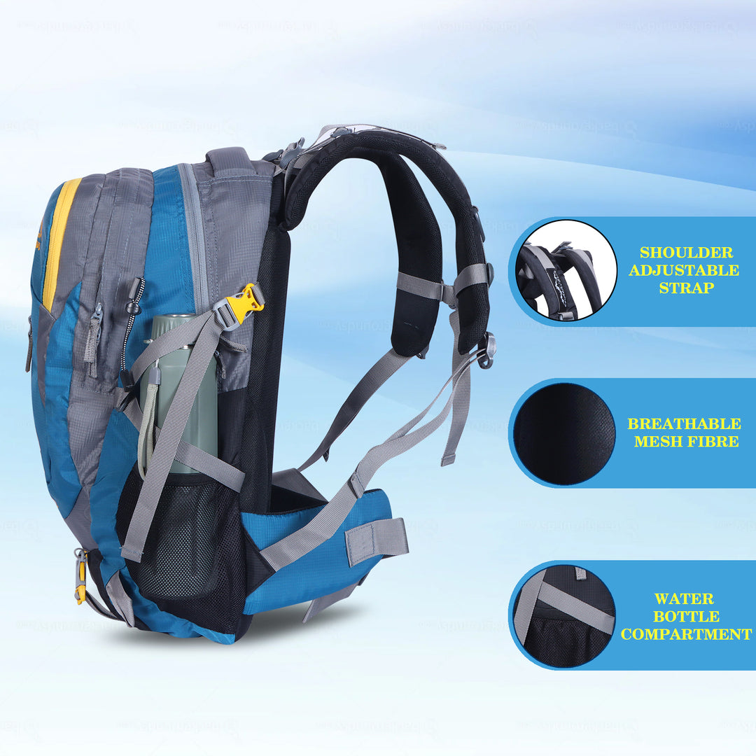 Endeavour Ice Rucksack For Hiking/Camping/Trekking with Rain Cover – 40 LTR