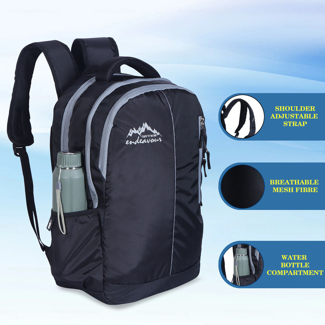 Endeavour Posh Laptop Backpack with Rain – 36 LTR