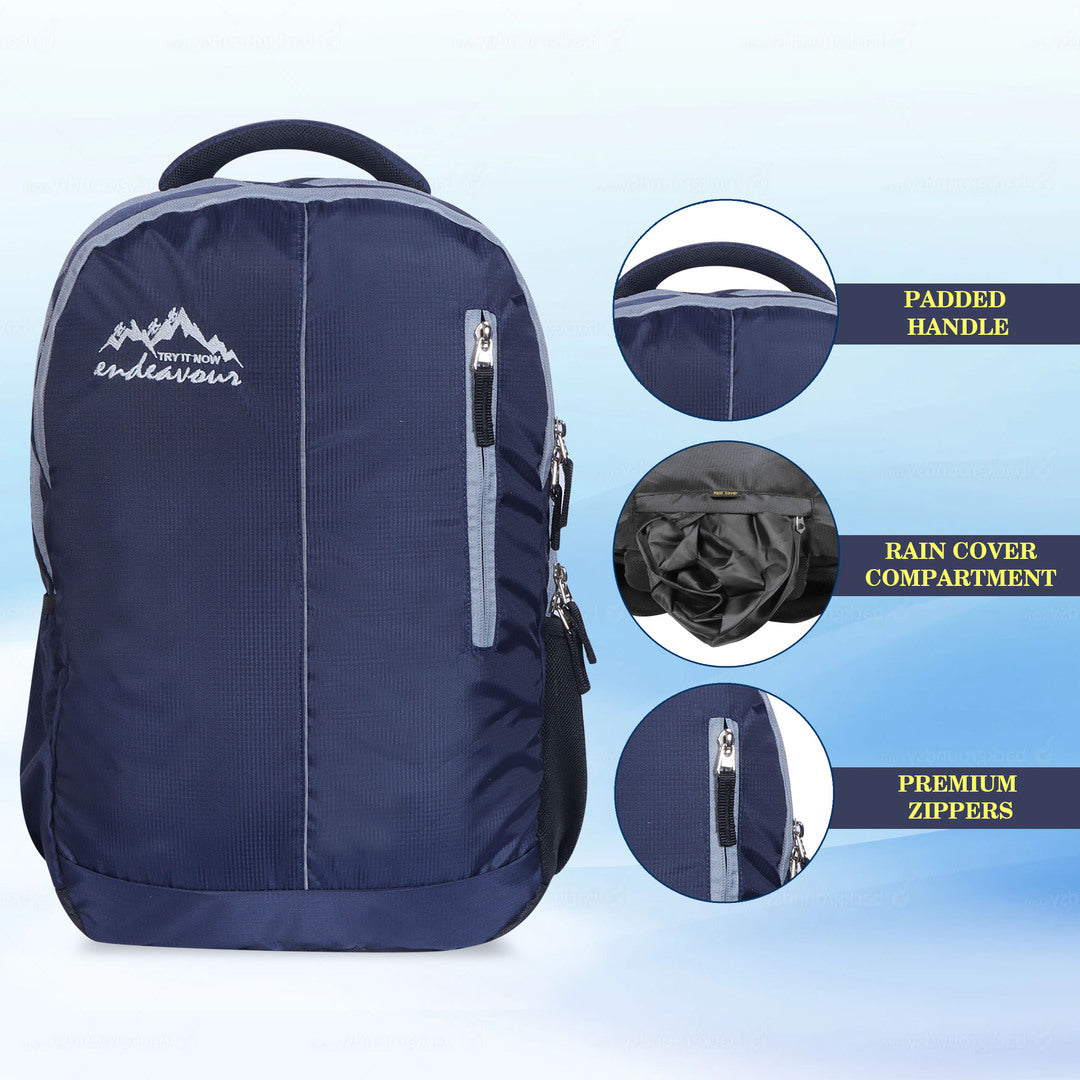Endeavour Posh Laptop Backpack with Rain – 36 LTR