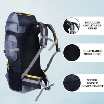 Endeavour Makalu Rucksack For Hiking/Camping/Trekking with Rain Cover/Shoe Compartment - 70 Ltr
