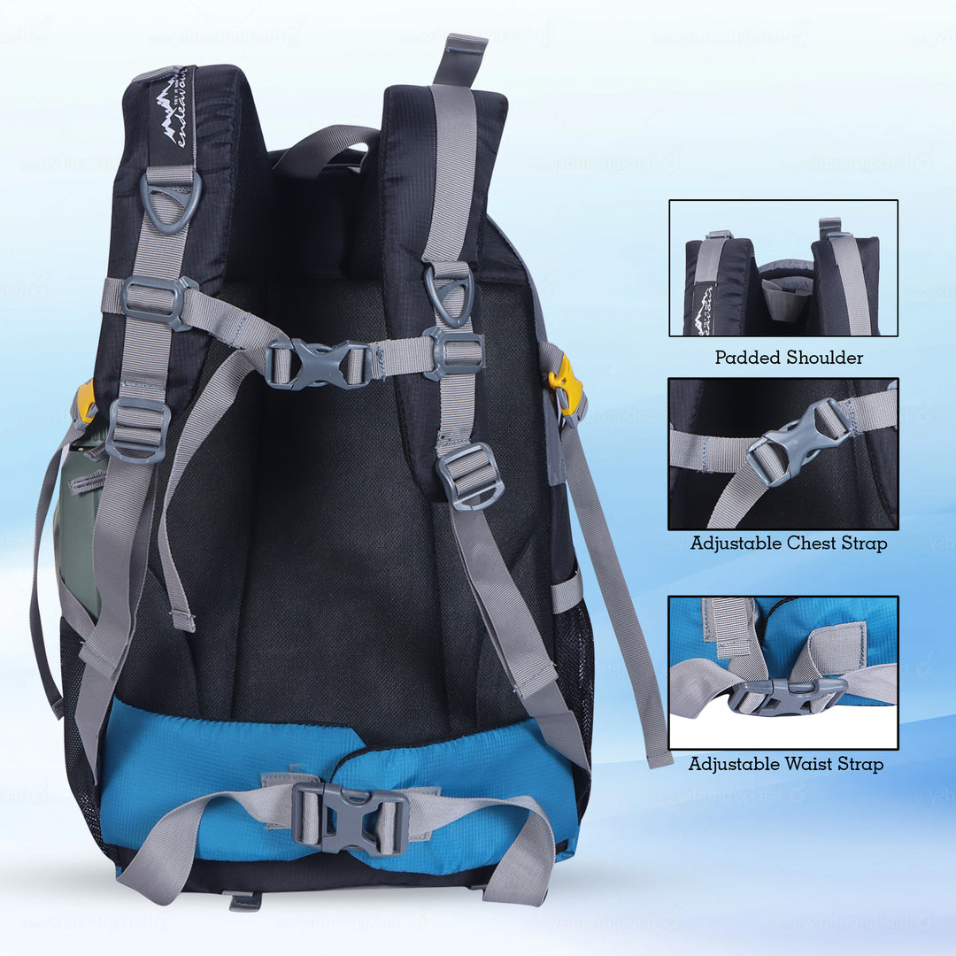 Endeavour Ice Rucksack For Hiking/Camping/Trekking with Rain Cover – 40 LTR