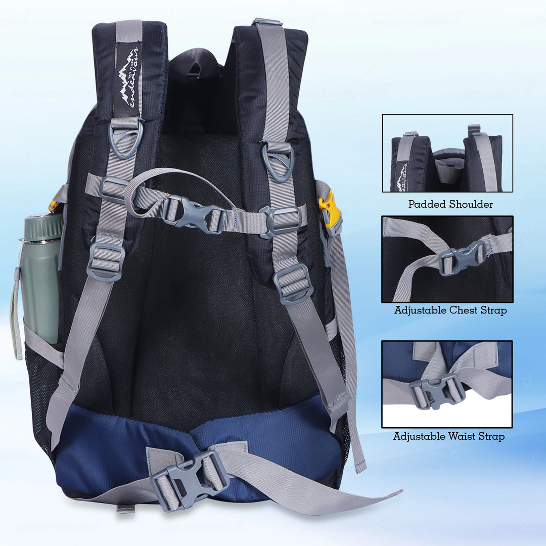 Endeavour Ice Rucksack For Hiking/Camping/Trekking with Rain Cover – 40 LTR