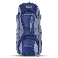 Aerodynamic Rucksack for Hiking/Camping/Trekking with Rain Cover/Shoe & Laptop Compartment - 60 Ltr