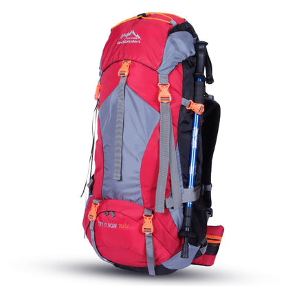 Endeavour Mount Rucksack For Hiking/Camping/Trekking with Rain Cover/Shoe & Laptop Compartment - 75 Ltr