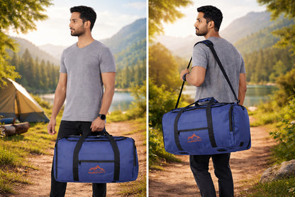 Endeavour Duffel for Long Travel/Hiking/Camping/Trekking with Shoe Compartment – 85 Ltr
