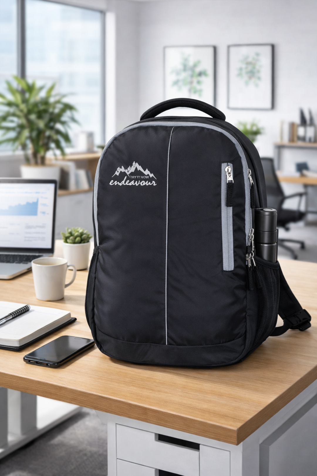 Endeavour Posh Laptop Backpack with Rain – 36 LTR