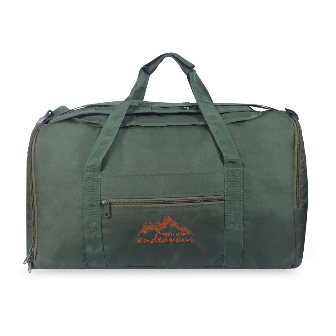 Endeavour Duffel for Long Travel/Hiking/Camping/Trekking with Shoe Compartment – 85 Ltr